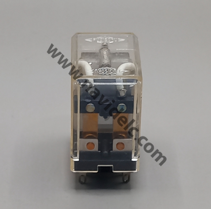رله شیشه ای 24VDC پایه سوکتی 2 کنتاکت 5A