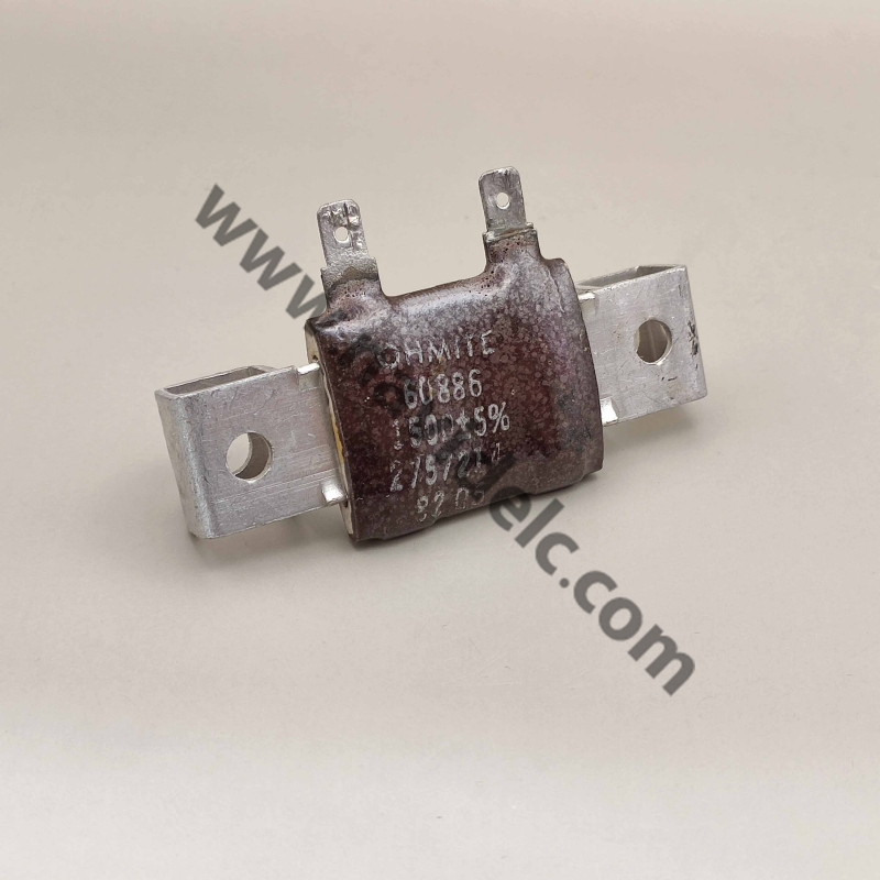 مقاومت تخت سرامیکی  25 وات 150 اهم Ohmite آمریکا